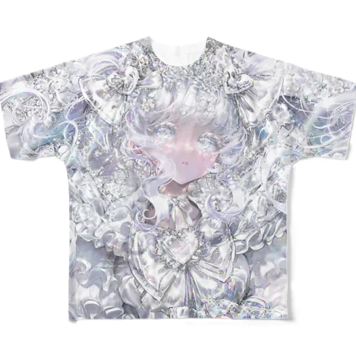 🤍🤍白ちゃんグッズ🤍🤍 All-Over Print T-Shirt