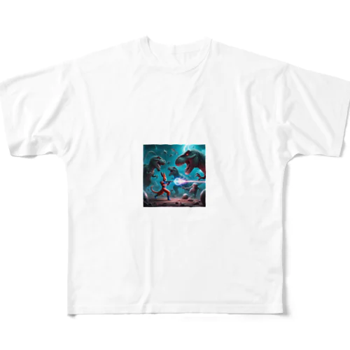 悟空がびゅん All-Over Print T-Shirt