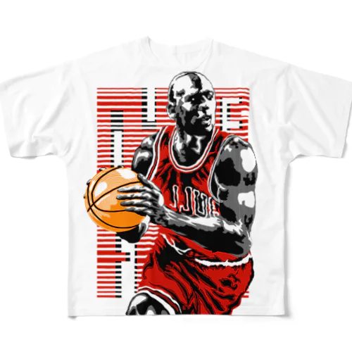 Basketball player N フルグラフィックTシャツ