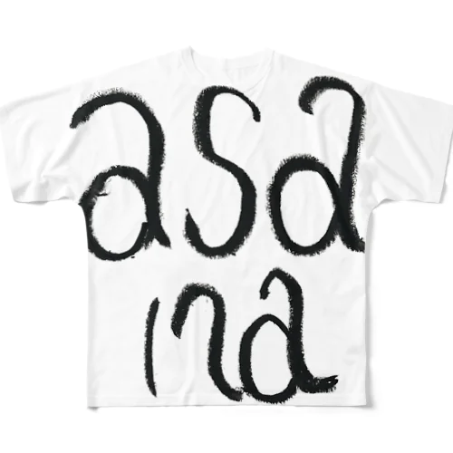 yogaの八支則　asana All-Over Print T-Shirt