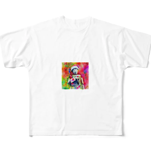 ひとりぼっちのクリスマス All-Over Print T-Shirt