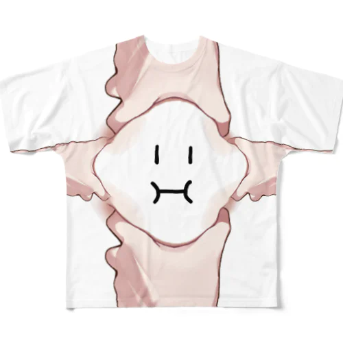 めっちゃ掴まれてる人。 All-Over Print T-Shirt