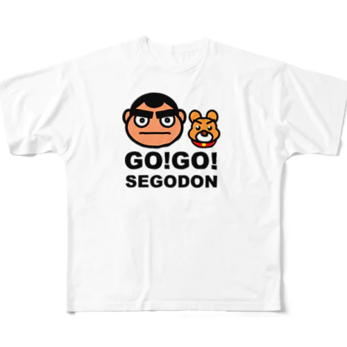 【GO!GO! SEGODON/ゴーゴー西郷どん】 All-Over Print T-Shirt