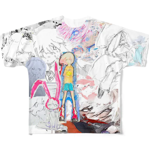 ごちゃごちゃ All-Over Print T-Shirt