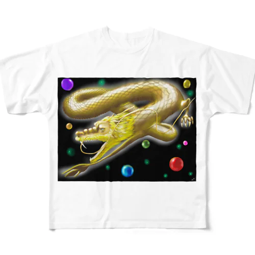 金龍 フルグラフィックTシャツ