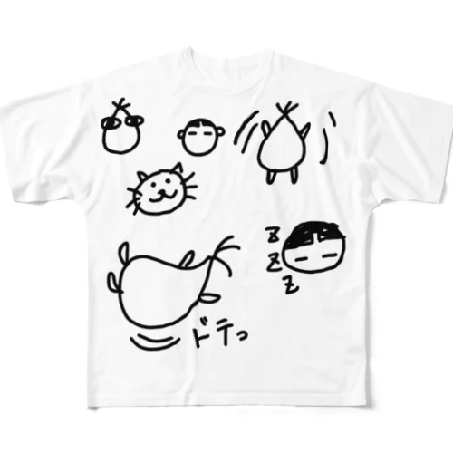 ぶーくん♡おつゆ フルグラフィックTシャツ