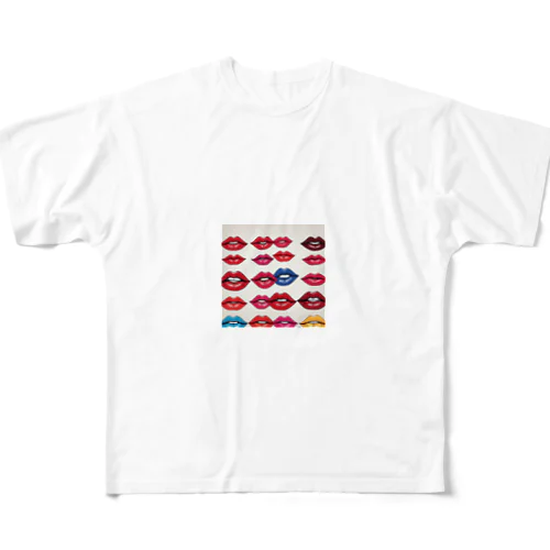おしゃれな唇 All-Over Print T-Shirt