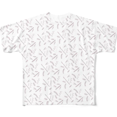 ケイソウ・フリーク【褐色ver.】 All-Over Print T-Shirt