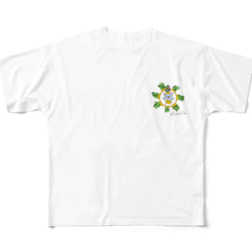 ねずみくんの夏 フルグラフィックTシャツ