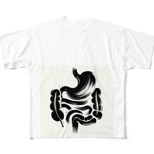 胃腸、見えちゃう All-Over Print T-Shirt