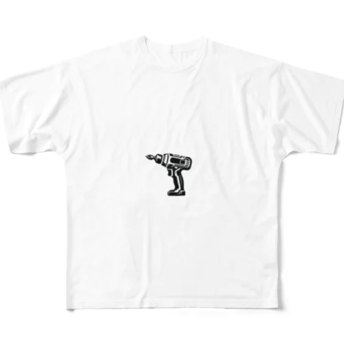 ねじねじインパクトドライバー All-Over Print T-Shirt