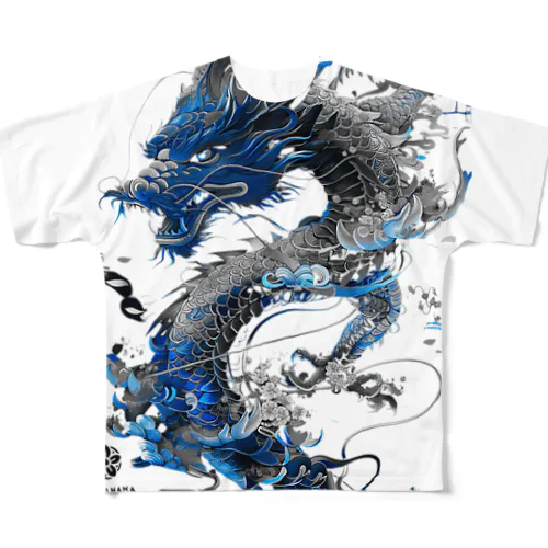 夏の龍2047 All-Over Print T-Shirt