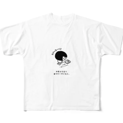 あれれフワみん。 フルグラフィックTシャツ