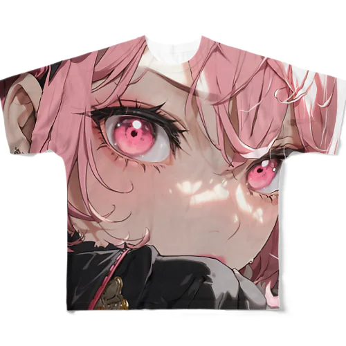 黒服の女王 フルグラフィックTシャツ