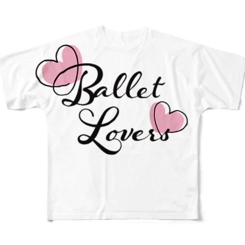 Ballet Lovers フルグラフィックTシャツ