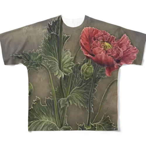 鬼芥子 All-Over Print T-Shirt