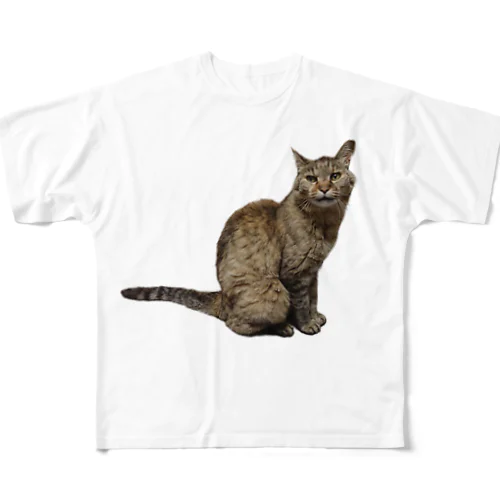 保護猫 ポポちゃん All-Over Print T-Shirt