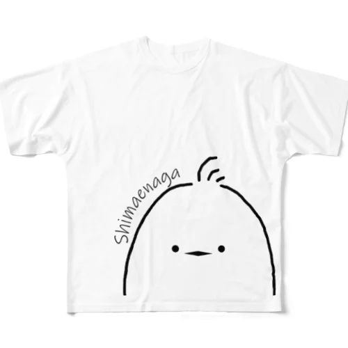 Shimaenaga フルグラフィックTシャツ