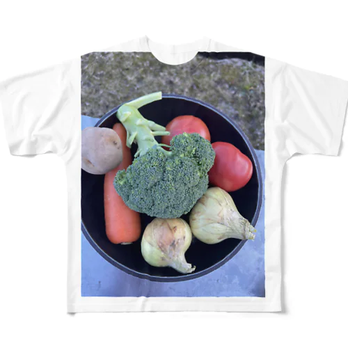 野菜の子供達 フルグラフィックTシャツ