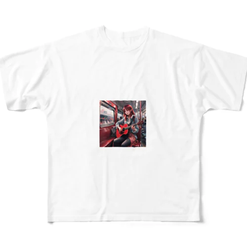 トレインメロディ All-Over Print T-Shirt