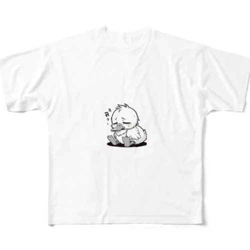 あひるちゃん フルグラフィックTシャツ