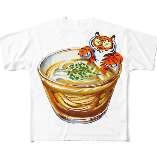 心太とトラちゃん All-Over Print T-Shirt