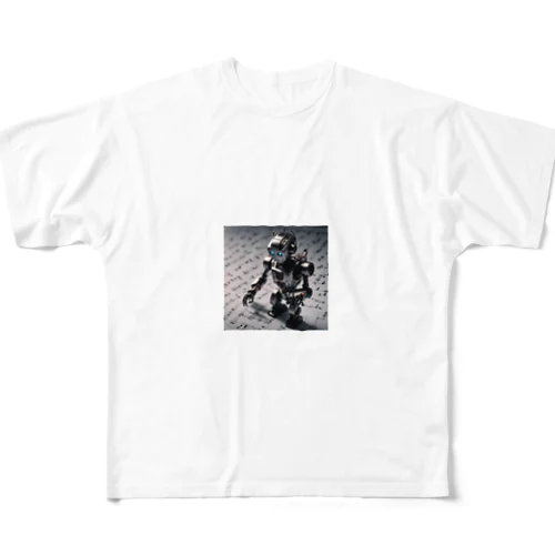 作曲ロボット フルグラフィックTシャツ