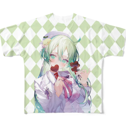 【フルグラフィックTシャツ】チョコレート（8/25まで） フルグラフィックTシャツ