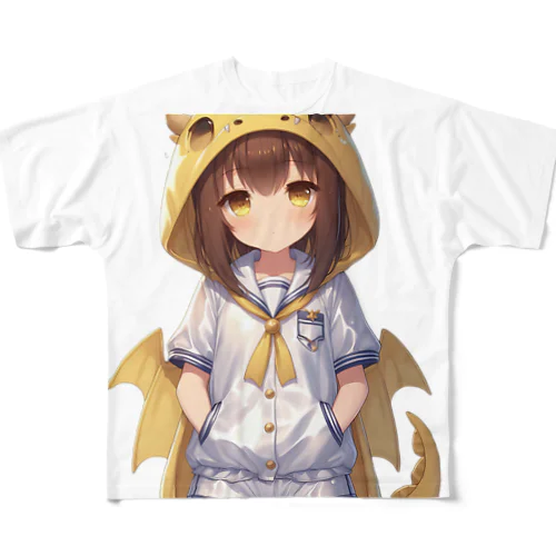 ドラ娘 フルグラフィックTシャツ