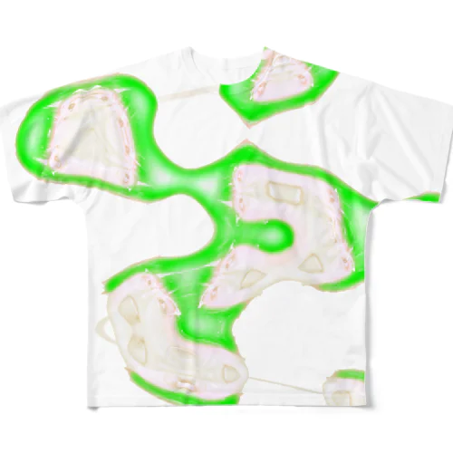 一面ぐんにゃり All-Over Print T-Shirt