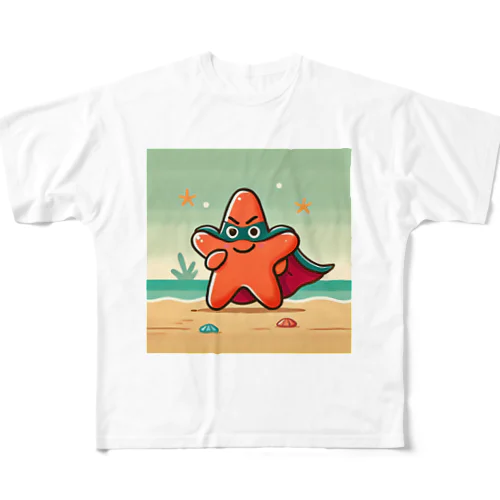 ヒトデヴィラン フルグラフィックTシャツ