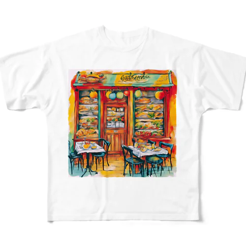 ☕✨おしゃれなカフェテリア💕 All-Over Print T-Shirt