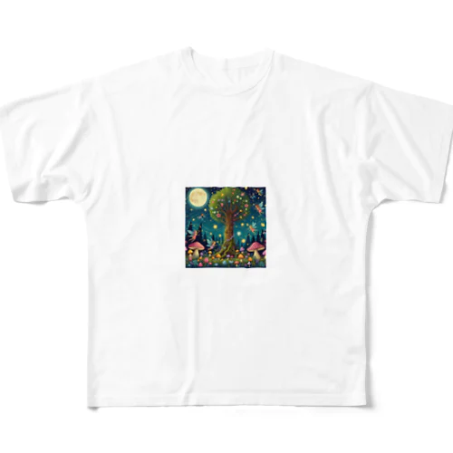 森の妖精 All-Over Print T-Shirt