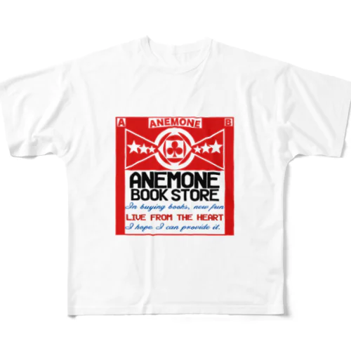 アネモネ書店　オリジナルグッズ All-Over Print T-Shirt