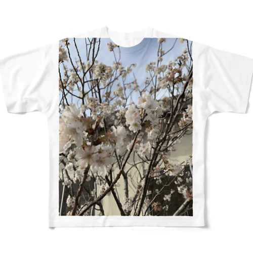 桜 フルグラフィックTシャツ