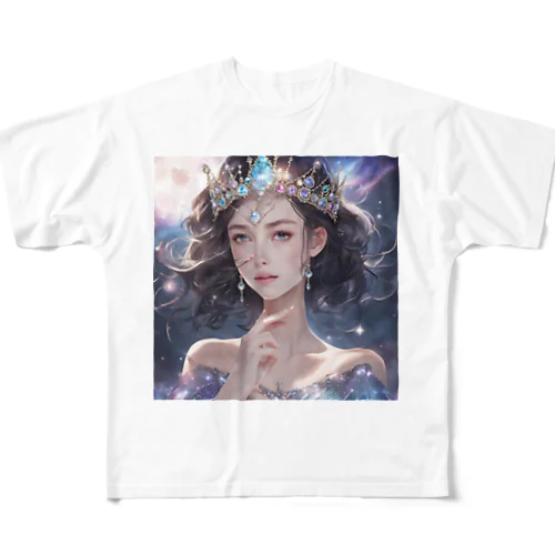 ✨クール・ビューティー✨ フルグラフィックTシャツ