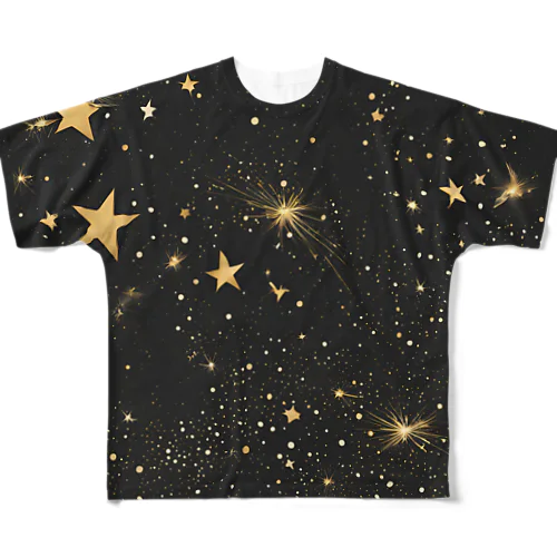 星屑 All-Over Print T-Shirt