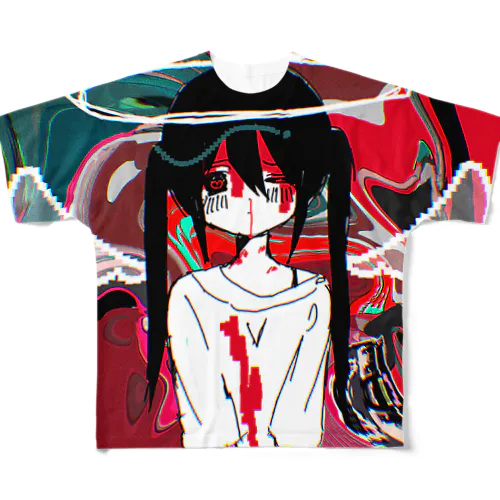 ???a フルグラフィックTシャツ