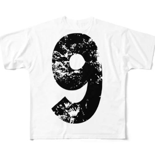 ９ All-Over Print T-Shirt