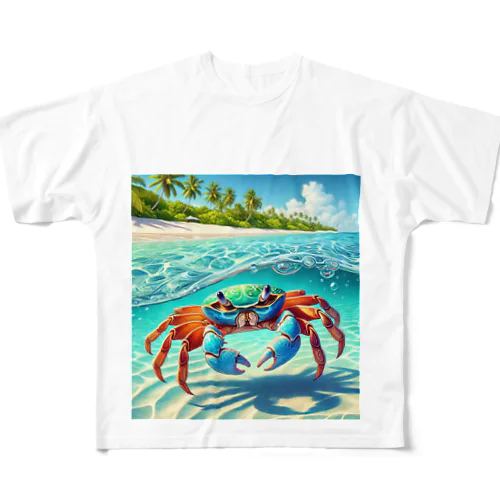 Underwater Walk 「水中散歩」 フルグラフィックTシャツ