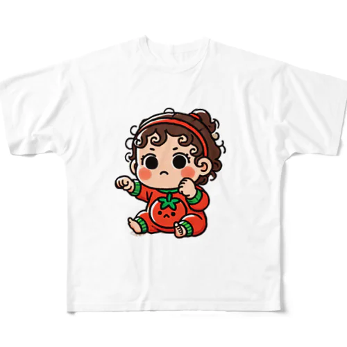 とまと幼女 フルグラフィックTシャツ