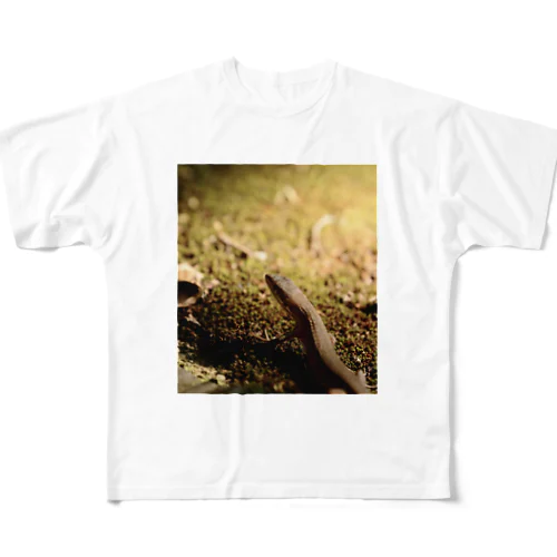 金蛇フォトT All-Over Print T-Shirt