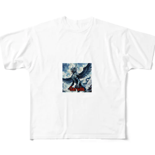 モンスターシリーズ（リアル）：Garuda フルグラフィックTシャツ