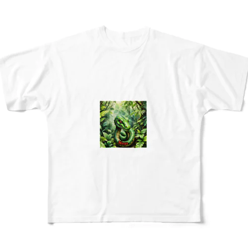 モンスターシリーズ（リアル）：Naga フルグラフィックTシャツ