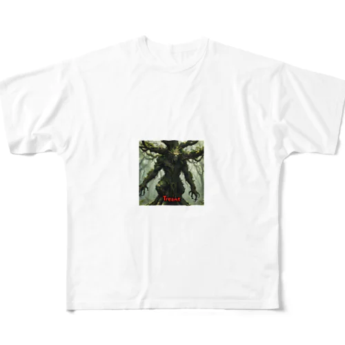 モンスターシリーズ（リアル）：Treant フルグラフィックTシャツ