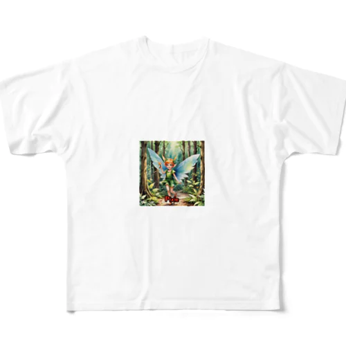 モンスターシリーズ（リアル）：Pixie All-Over Print T-Shirt