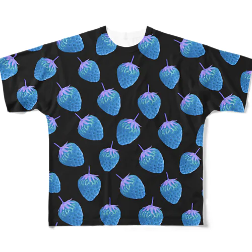 毒苺づくし🍓 フルグラフィックTシャツ
