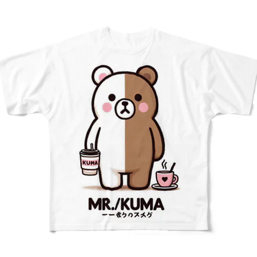 MR.KUMAのグッズです All-Over Print T-Shirt