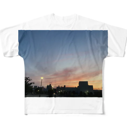とある日の夕焼け All-Over Print T-Shirt