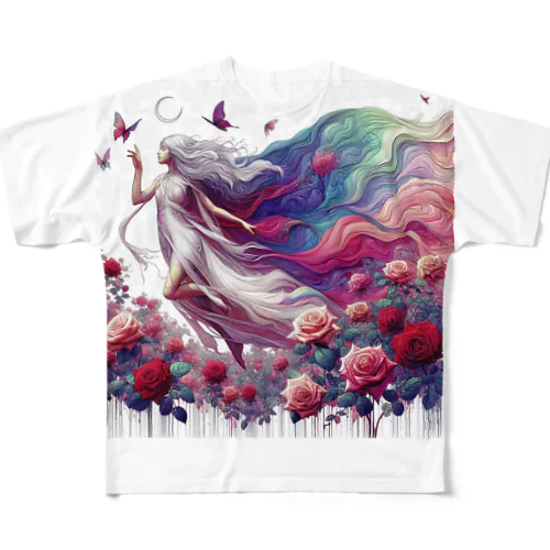 June Bride　:6月の花嫁 All-Over Print T-Shirt